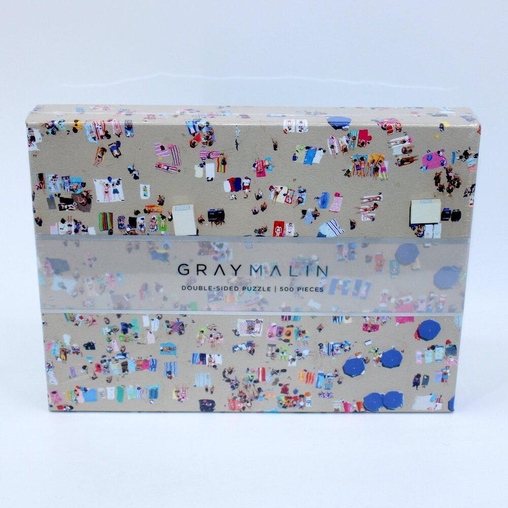 Gray Malin The Beach Double-Sided 500 Piece Jigsaw Puzzle